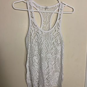 White tank top with holes